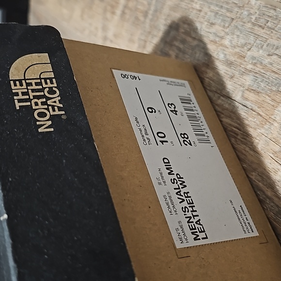 North Face Vals Mid Leather Waterproof Boots Size 10 NWB - Picture 6 of 7